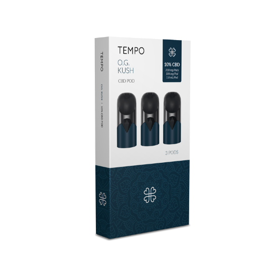 Bilde av Harmony Tempo - Pod OG Kush, 318 mg CBD, 3 pkn.