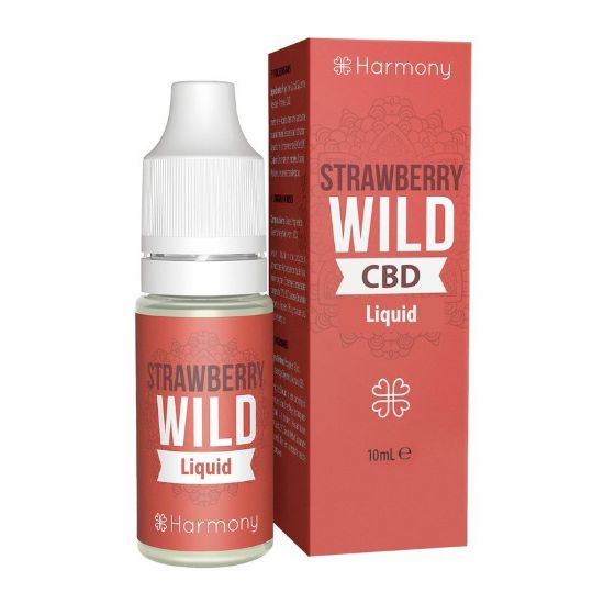 Bilde av Harmony E-Liquid 600mg CBD -Wild Strawberry (10ml)