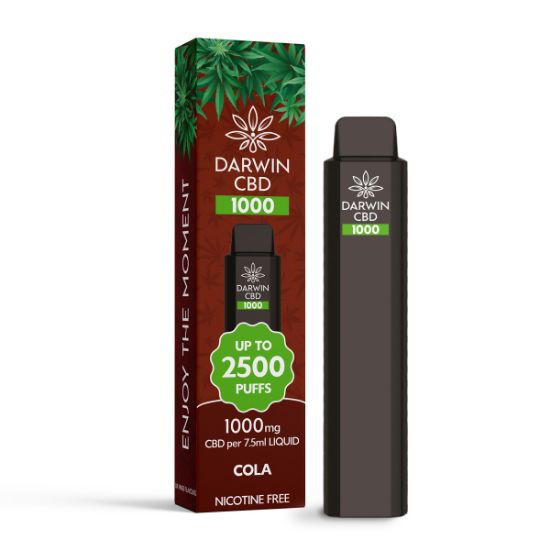 Bilde av Darwin 1000mg CBD - Cola - 2500 puffs