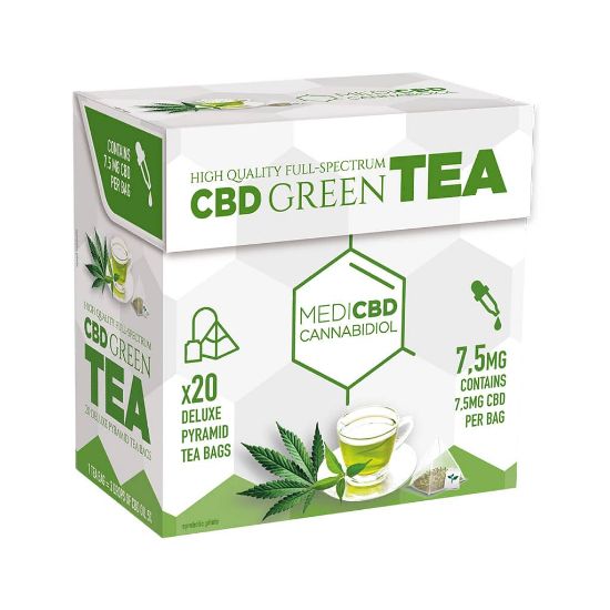 Bilde av MediCBD Green Tea 7.5mg CBD