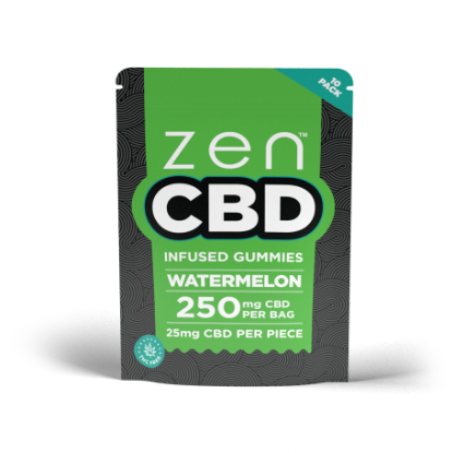Bilde av Zen CBD Watermelon Gummies - 250mg pr. pose