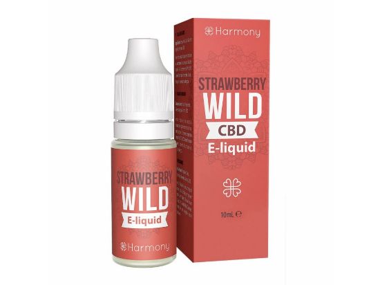 Bilde av Harmony E-Liquid 300mg CBD -Wild Strawberry (10ml)