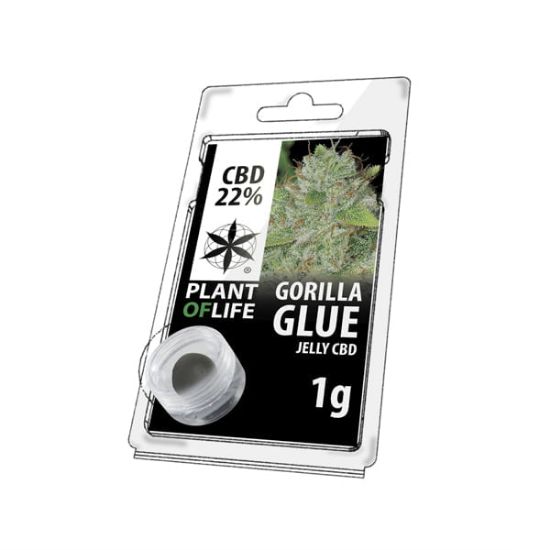 Bilde av Plant of Life CBD Jelly 22% Gorilla Glue (1g)