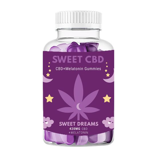 Bilde av Sweet CBD Sweet Dreams Melatonin Gummies + 420mg CBD