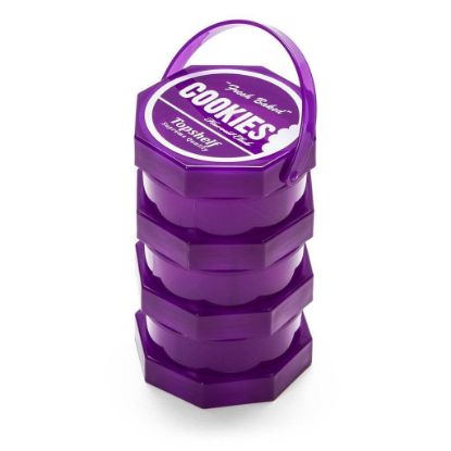 Bilde av Cookies 3 Parts Purple Stacked Regular Storage Jar