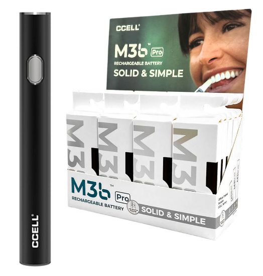 Bilde av CCELL M3B Pro Vape Pen Battery 350mAh - sort - Sluttsalg (erstattes av M4B Pro)