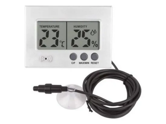 Bilde av Weather station electronic thermometer, hygrometer with sensor