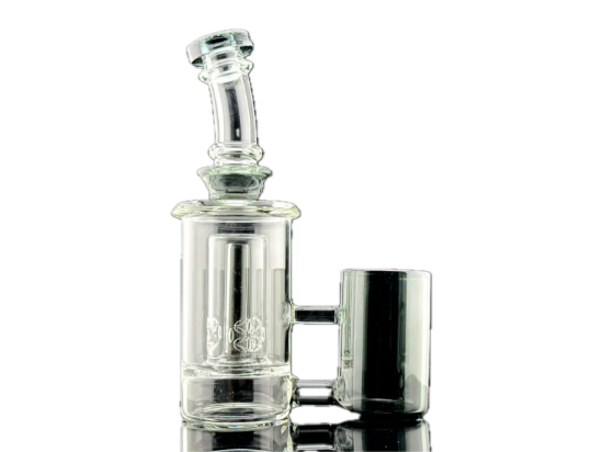 Bilde av IRIDESCENT GLASS: SOL BUBBLER PUFFCO PROXY ATTACHMENT - ONYX