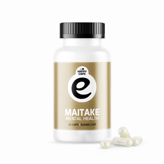 Bilde av Happy Caps Maitake Mushroom Superfood 500mg (30 capsules)