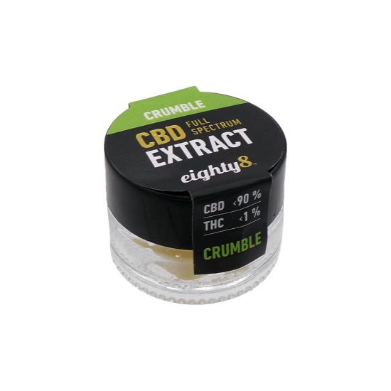 Bilde av Eighty8 CBD Extract Crumble 1g - 85% CBD