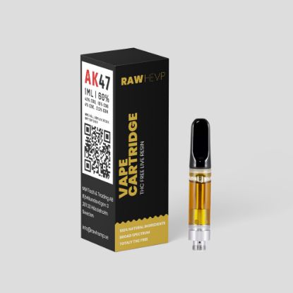 Bilde av Raw Hemp - AK47 1ml 70% CBD cartridge