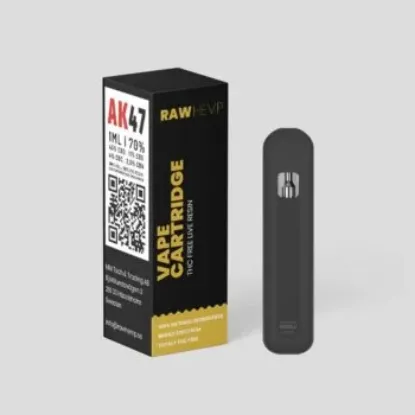 Bilde av Raw Hemp - AK47 1ml 70% CBD engangs vaporizer