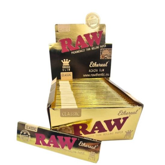 Bilde av RAW Kingsize Slim Classic Thin Ethereal Acacia Gum Rolling Papers