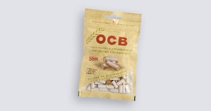Bilde av OCB Organic Bio Slim Filters - Hvit - Pose med 120 stk