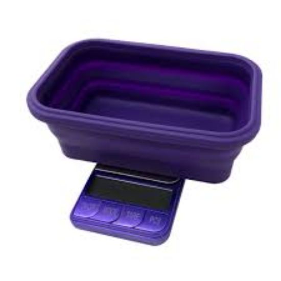 Bilde av Omega Scale by Kenex with Silicone Bowl - 1000g x 0.1g - Purple