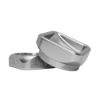 Bilde av Krush Kube 2.0 Stone Grey Aluminium Grinder 2 Parts - 55mm