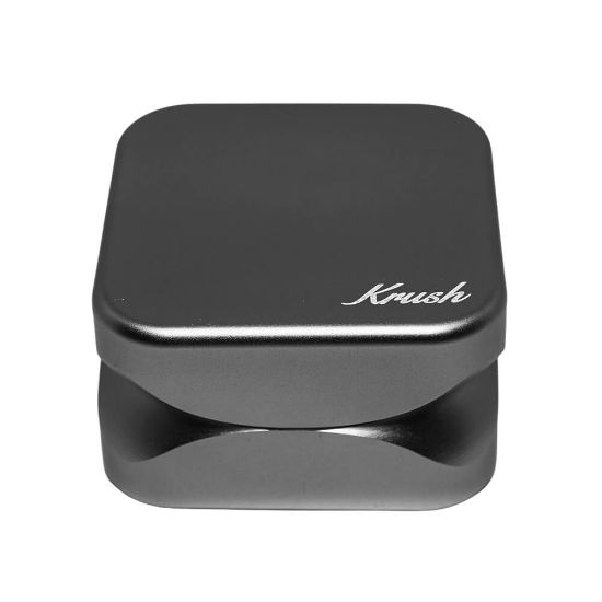 Bilde av Krush Kube 2.0 Black Aluminium Grinder 2 Parts - 55mm