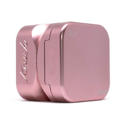 Bilde av Krush Kube 3.0 Gold Rose Aluminium Grinder 3 Parts - 55mm