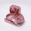 Bilde av Krush Kube 3.0 Gold Rose Aluminium Grinder 3 Parts - 55mm