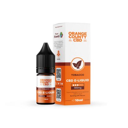 Bilde av Orange County CBD E-Liquid Tobacco 300 mg (10ml)