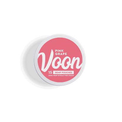 Bilde av Voon Pink Grape CBD Snus - Slim 300mg - 15 porsjoner