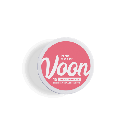 Bilde av Voon Pink Grape CBD Snus - Slim 300mg - 15 porsjoner