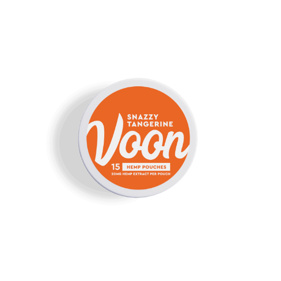 Bilde av Voon Snazzy Tangerine CBD Snus - Slim 300mg - 15 porsjoner