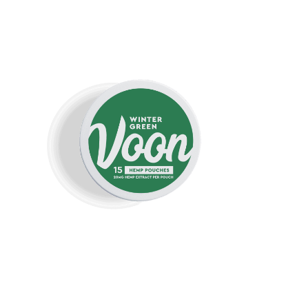 Bilde av Voon Winter green CBD Snus - Slim 300mg - 15 porsjoner
