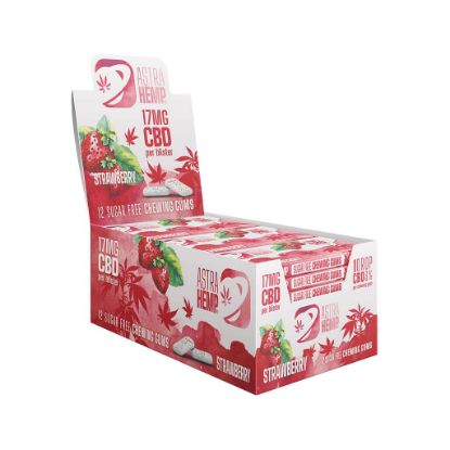 Bilde av Astra Hemp CBD Strawberry Hemp Chewing Gums