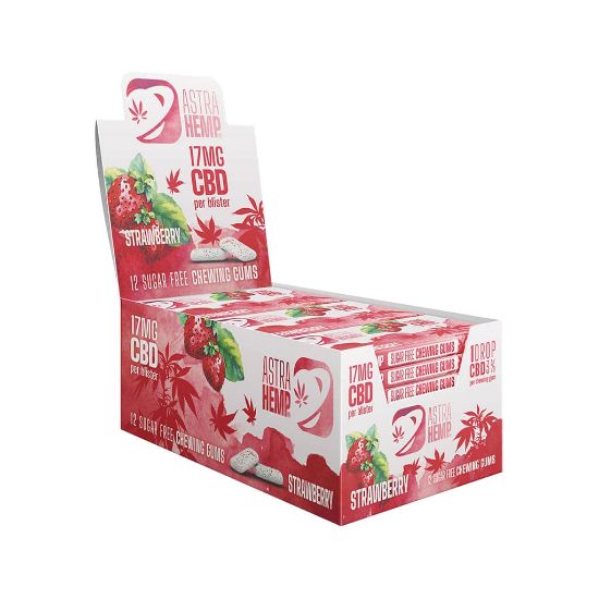 Bilde av Astra Hemp CBD Strawberry Hemp Chewing Gums