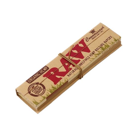 Bilde av RAW Connoisseur Kingsize Organic Hemp Rolling Papers With Tips