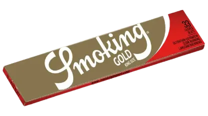 Bilde av Smoking Gold King Size slim rullepapir u/filter, 33 papir