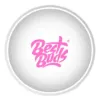Bilde av Best Buds Silicone Mixing Bowl 7cm White with Pink Logo