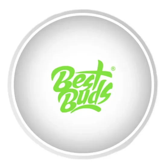Bilde av Best Buds Silicone Mixing Bowl 7cm White with Green Logo