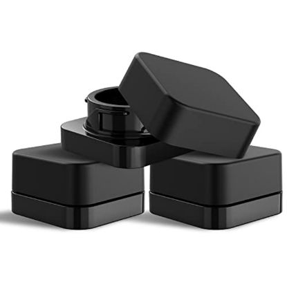 Bilde av Glass Jar Square 9ml - Black
