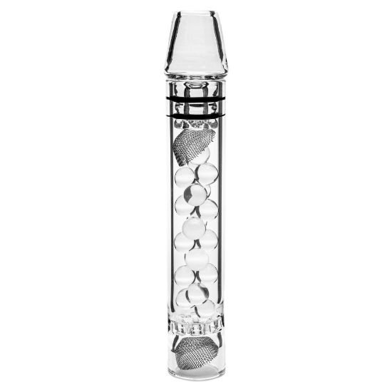 Bilde av Tinymight - Short Glass Mouthpiece with Balls (120mm)