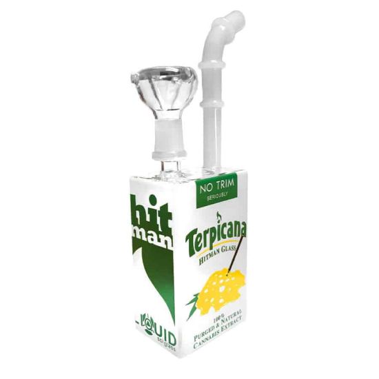 Bilde av  Orange Juice Glass Bong 19cm