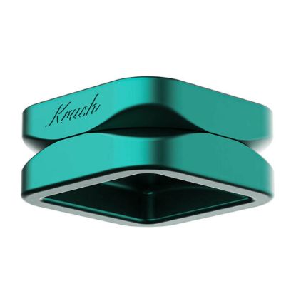 Bilde av Krush Kube 2.0 XL Aluminium Grinder 2 Parts - 75mm - Emerald Green