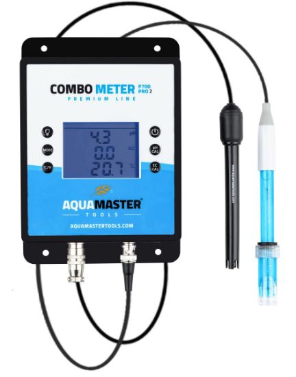 Bilde av Aqua Master Tools P700 Pro 2 Combo Meter - pH, EC, CF, PPM, Temp.