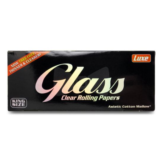 Bilde av Luxe Glass Clear Papers - King Size