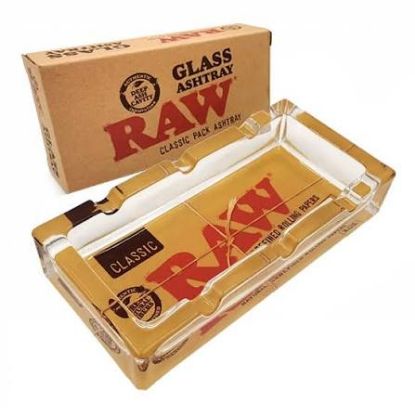 Bilde av RAW Glass Rectangular Ashtray 16cm 