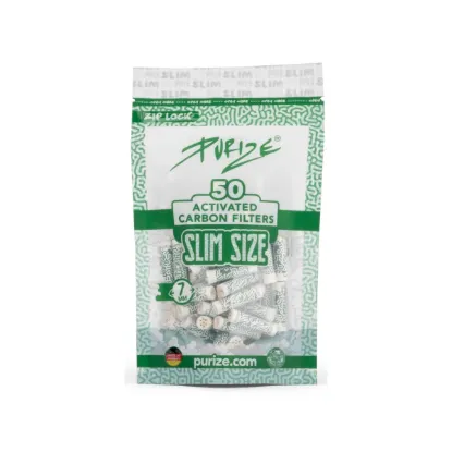 Bilde av  PURIZE Activated Carbon Filter – Slim Size 7mm - 50stk